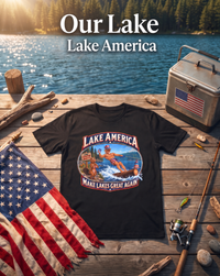 Load image into Gallery viewer, Lake America T-Shirt – 'Make Lakes Great Again' Tee
